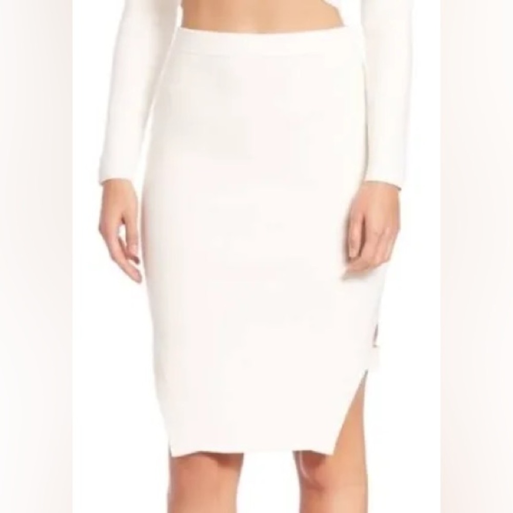 Jonathan Simkhai Ivory Knit Skirt – Size M